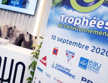 Les Trophées de l'Environnement édition 2020 Totem Trophées Environnement